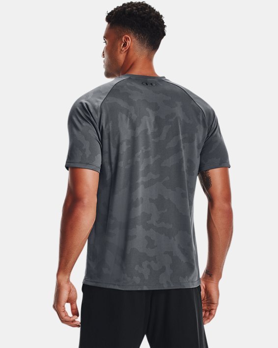 Men's UA Velocity Jacquard Short Sleeve in Gray image number 1